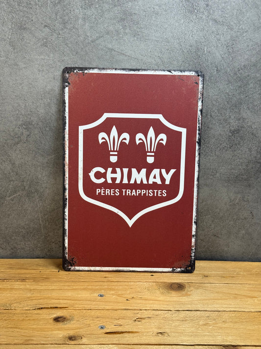 Plaque métal Chimay 594