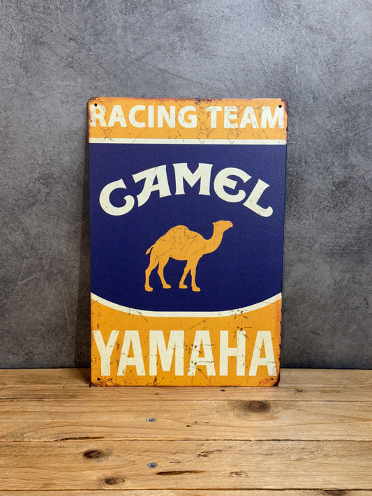 Plaque métal Camel Yamaha 7637