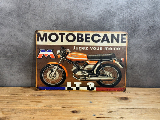 Plaque métal Motobecane 118