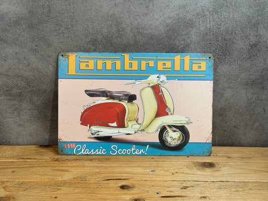Plaque métal Lambretta 739