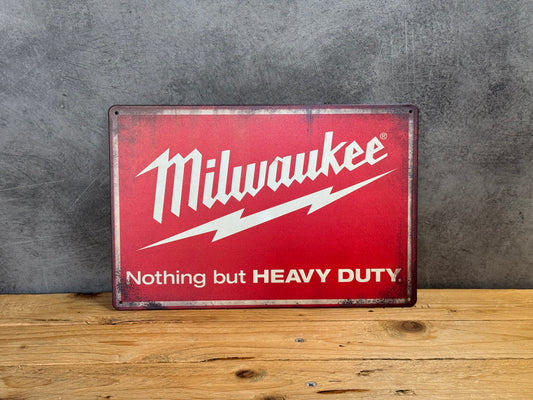 Plaque métal Milwaukee 8013