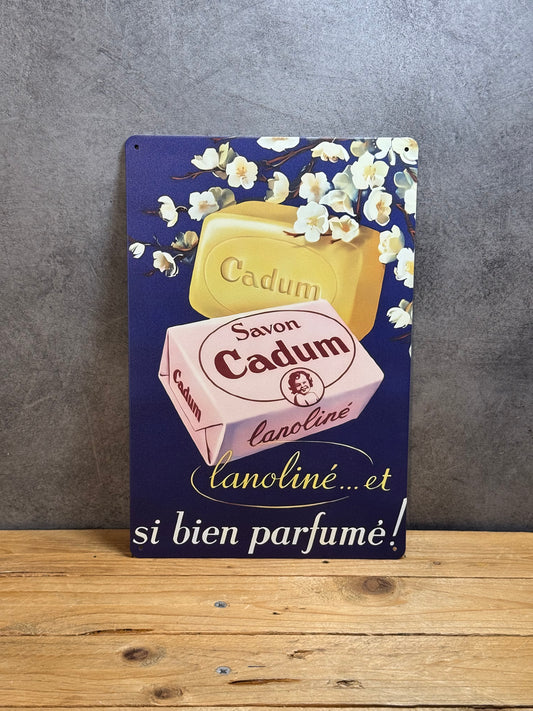 Plaque métal Savon Cadum 062