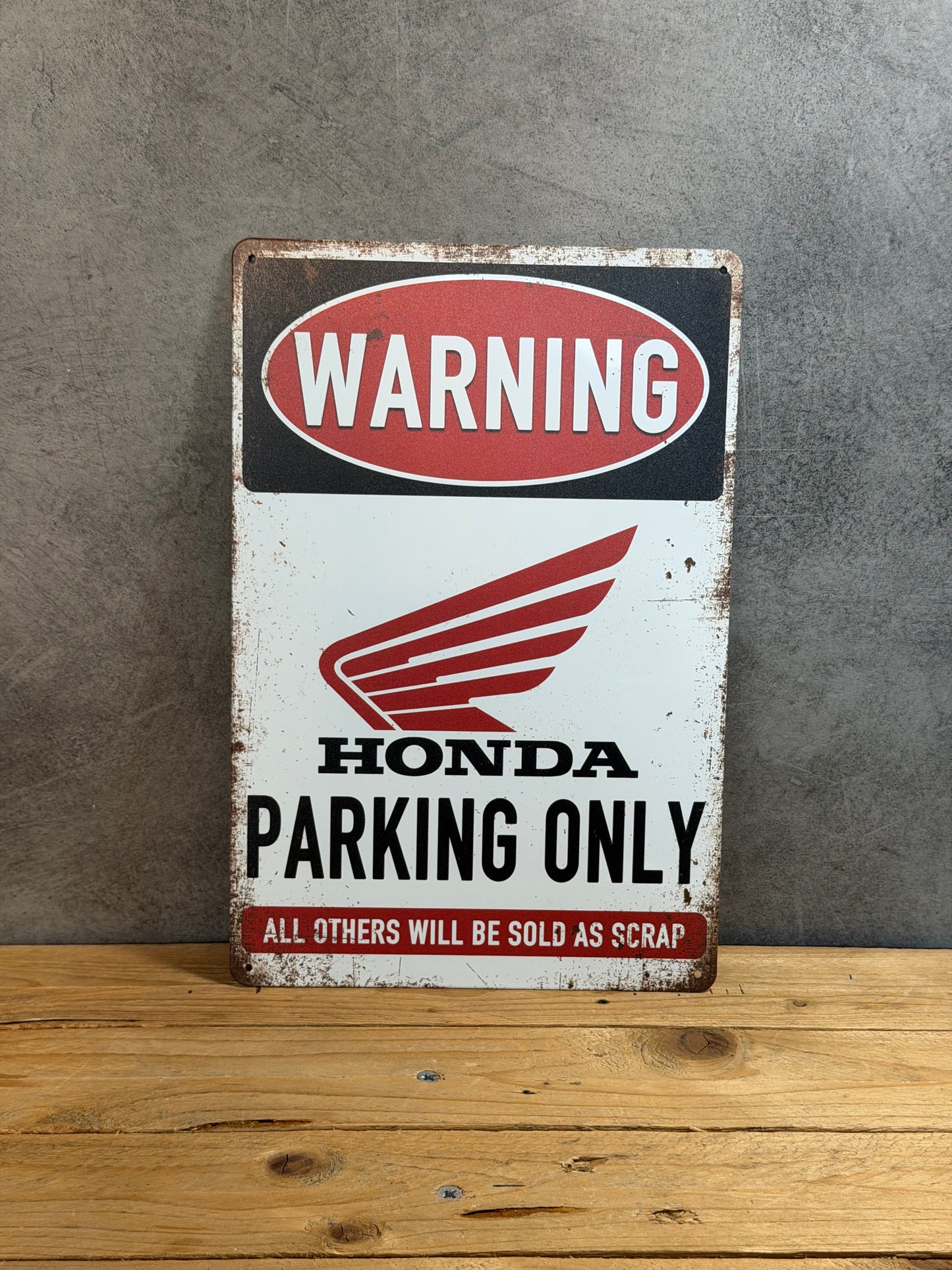 Plaque métal Honda 9614