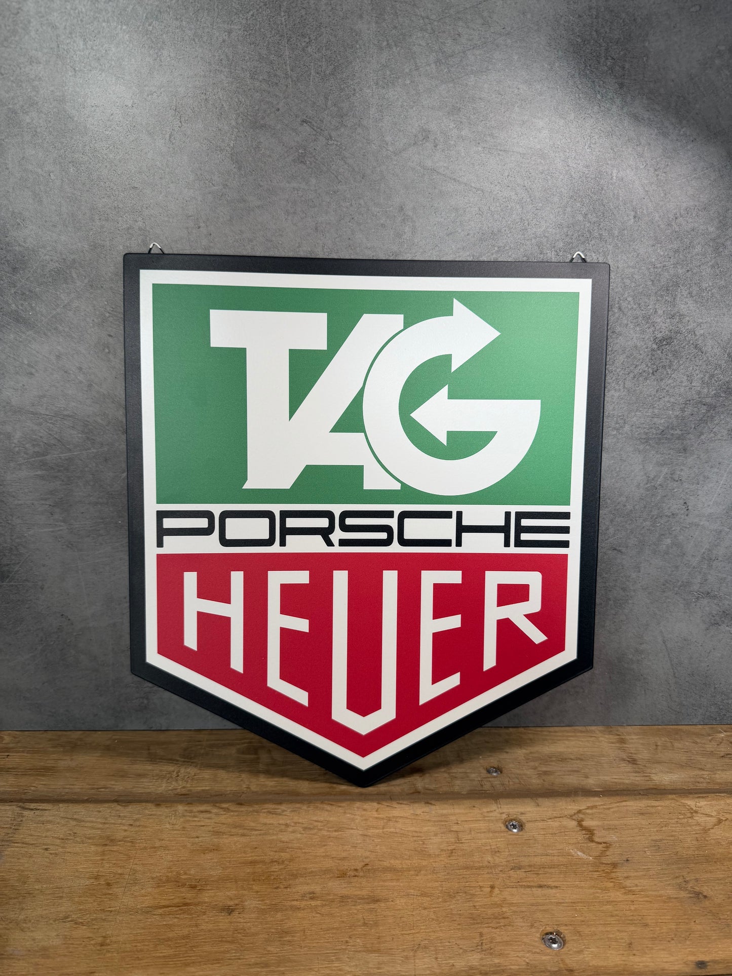 Plaque métal Porsche Tag Heuer