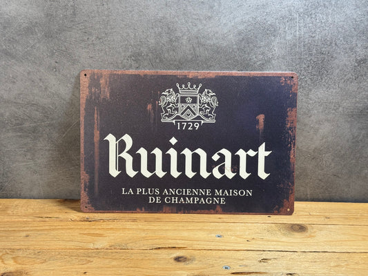Plaque métal Ruinart 221