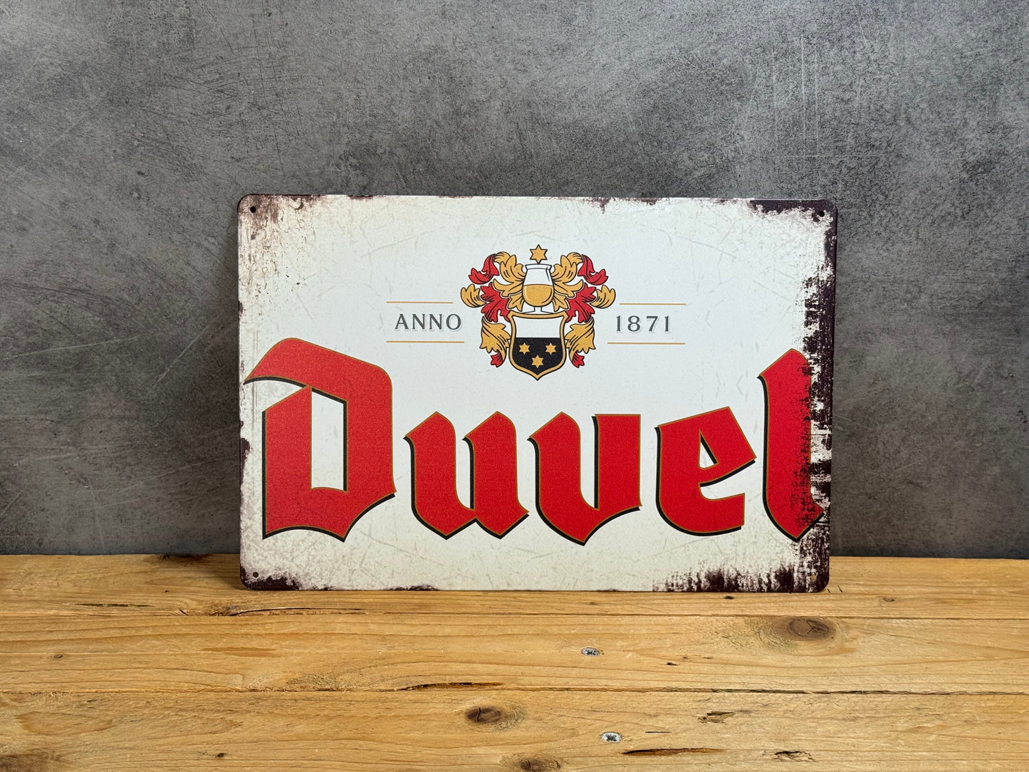 Plaque métal Duvel 8155