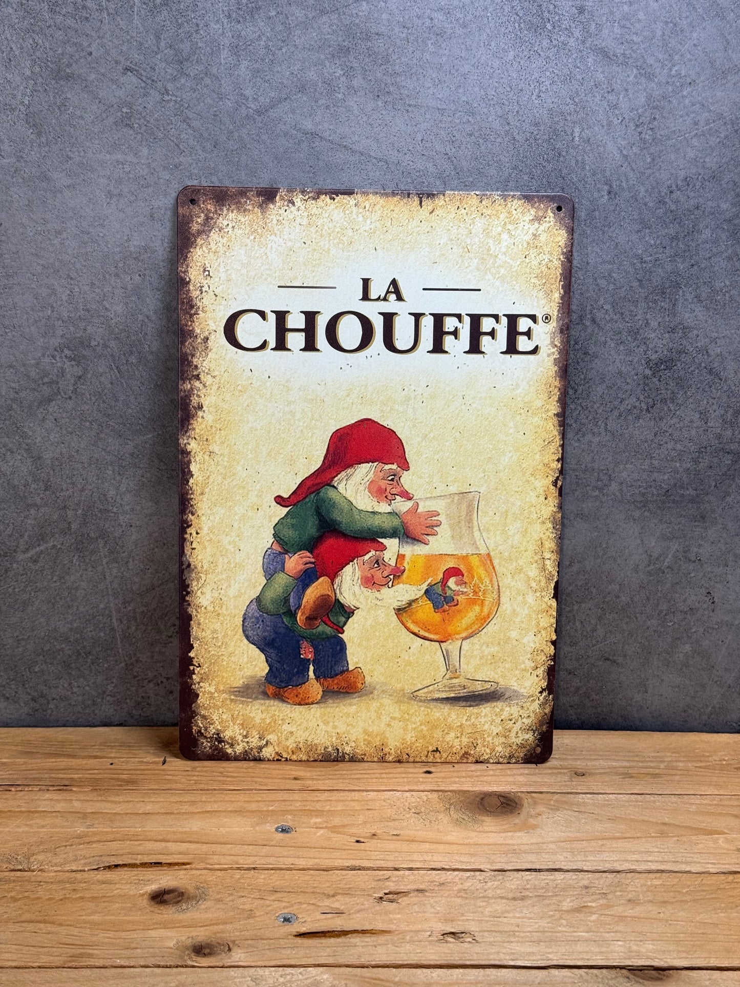 Plaque métal Chouffe 596