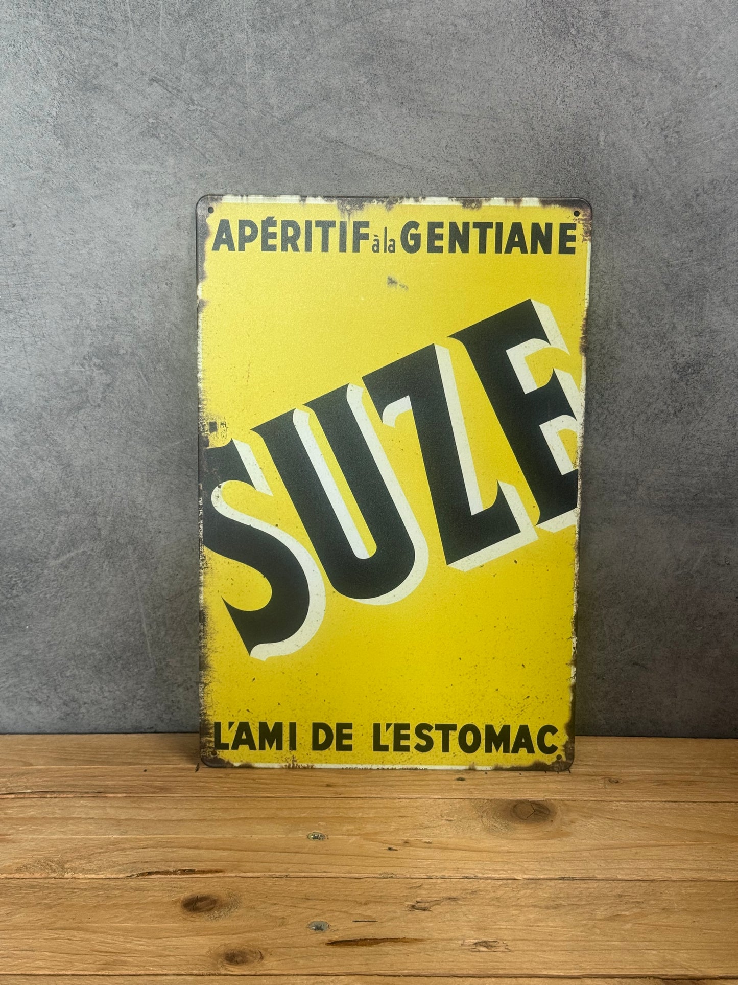 Plaque métal Suze 335