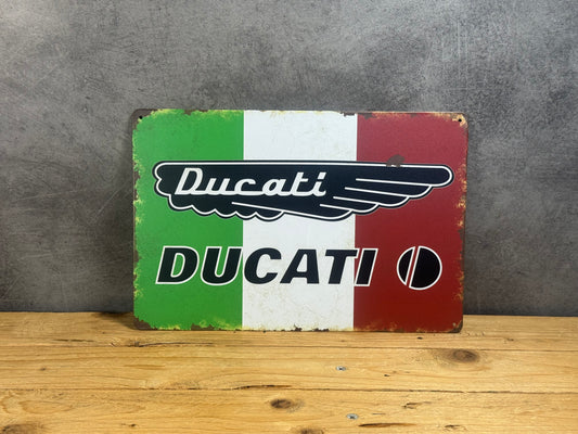 Plaque métal Moto Ducati 8184