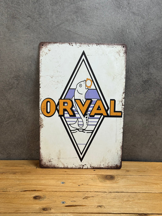 Plaque métal Orval 682