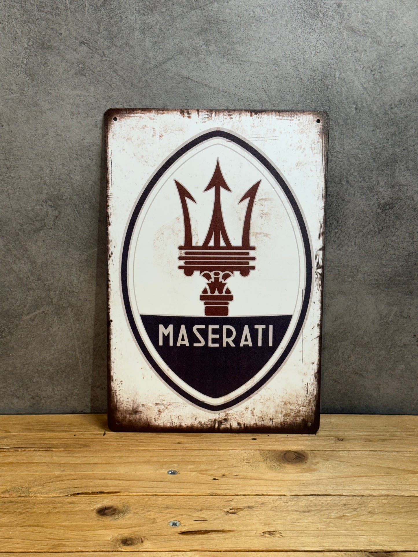 Plaque métal Maserati 397