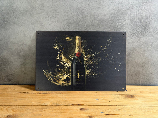Plaque métal Moet & Chandon 985