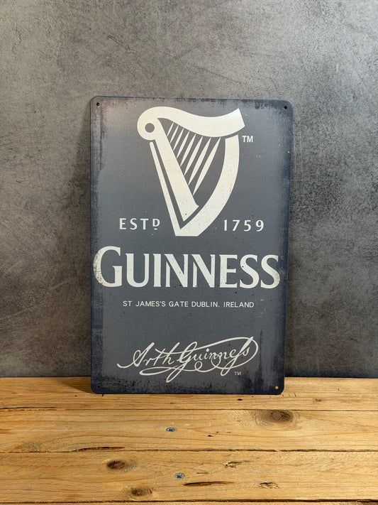 Plaque métal Guinness 122