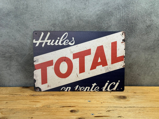 Plaque métal Total 978