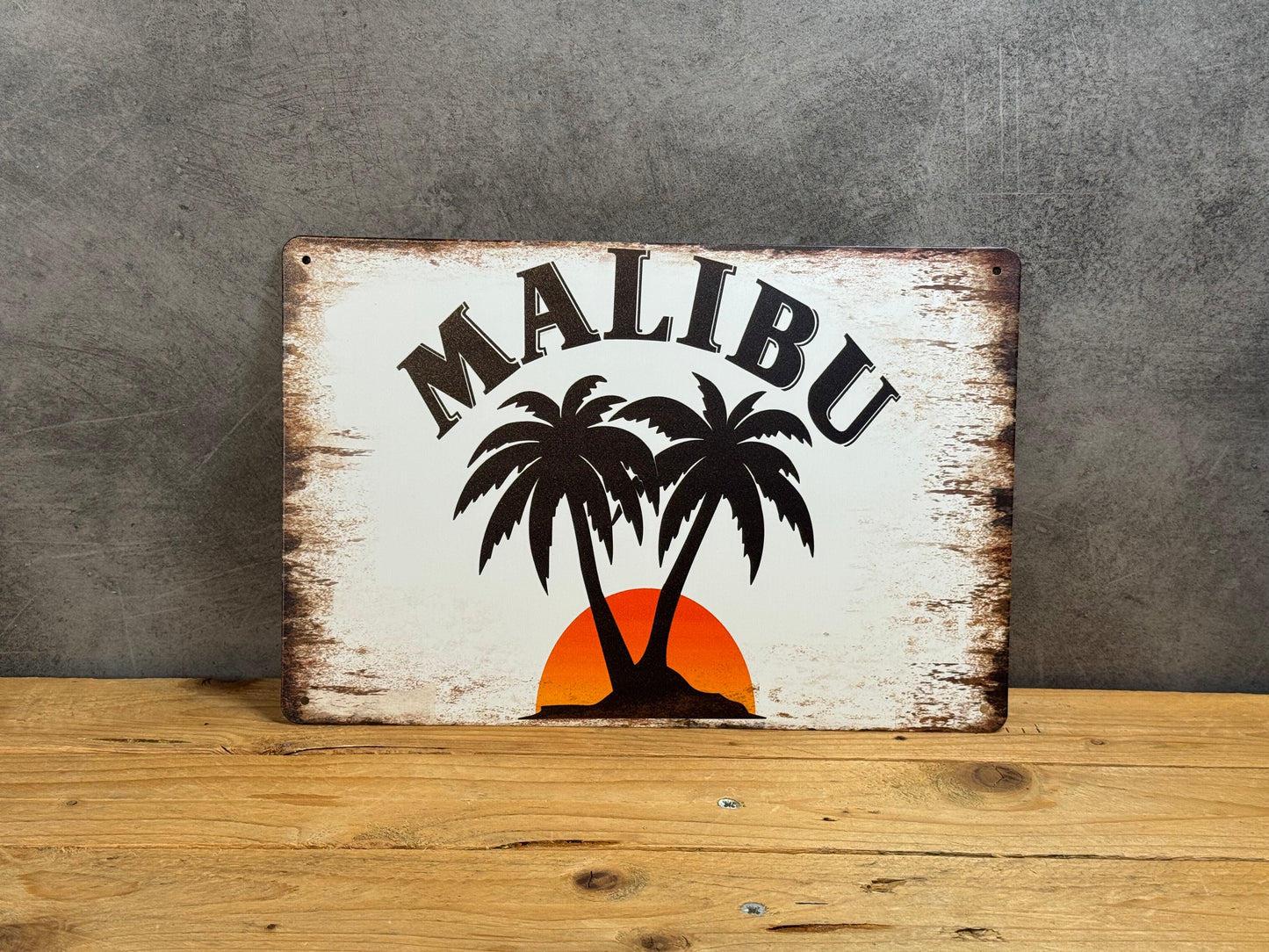 Plaque métal Malibu 696