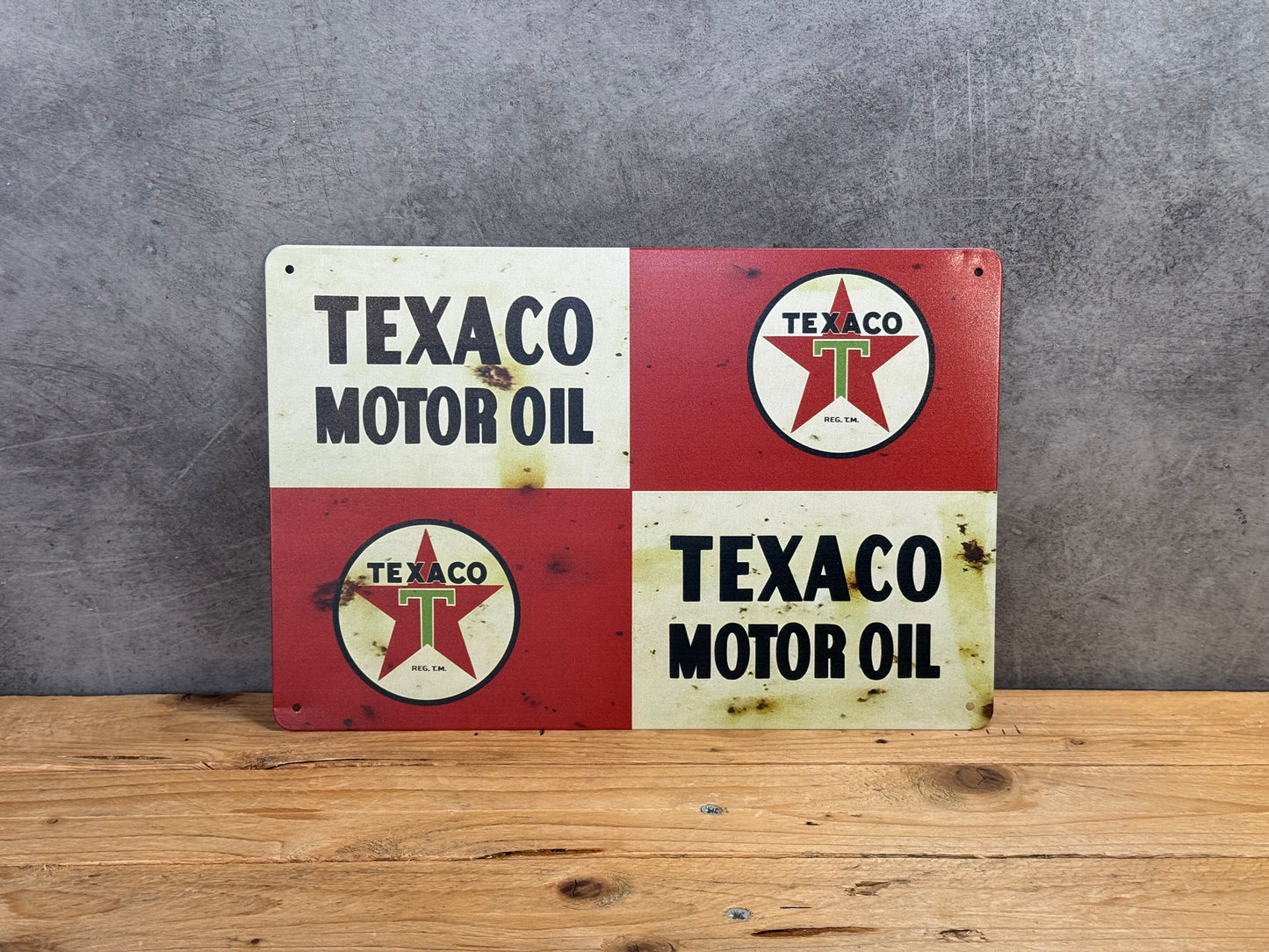 Plaque métal Texaco 549
