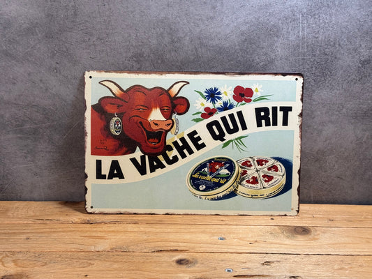 Plaque métal Vache Qui Rit 124