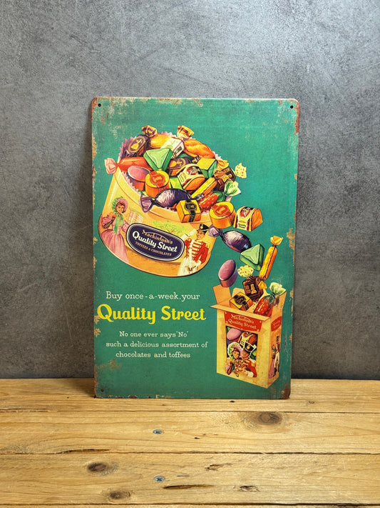 Plaque métal Quality Street 487