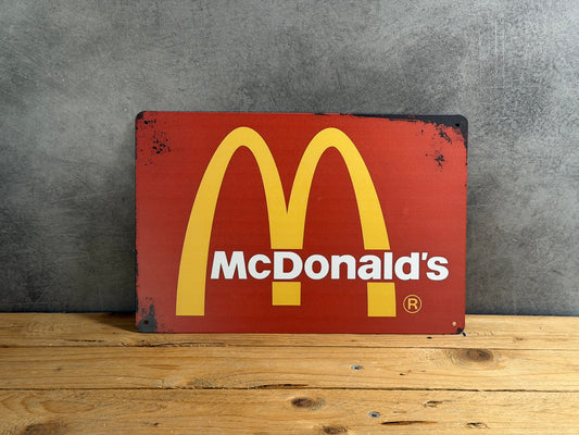 Plaque métal Mc Donald’s 355