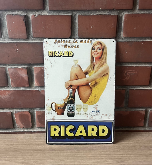 Plaque métal Ricard 512