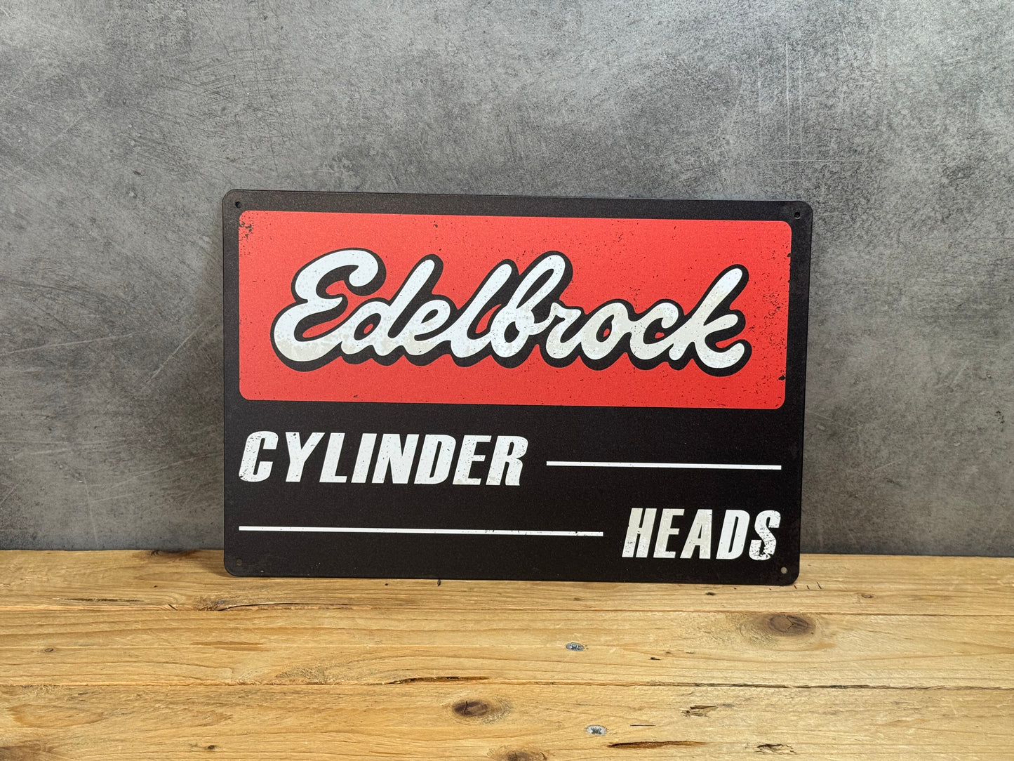 Plaque métal Edelbrock 179