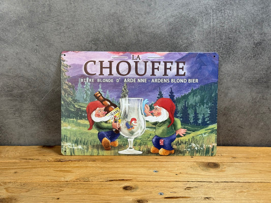 Plaque métal Chouffe 917