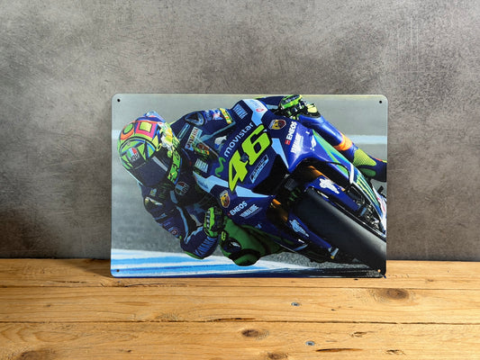 Plaque métal Valentino Rossi 041