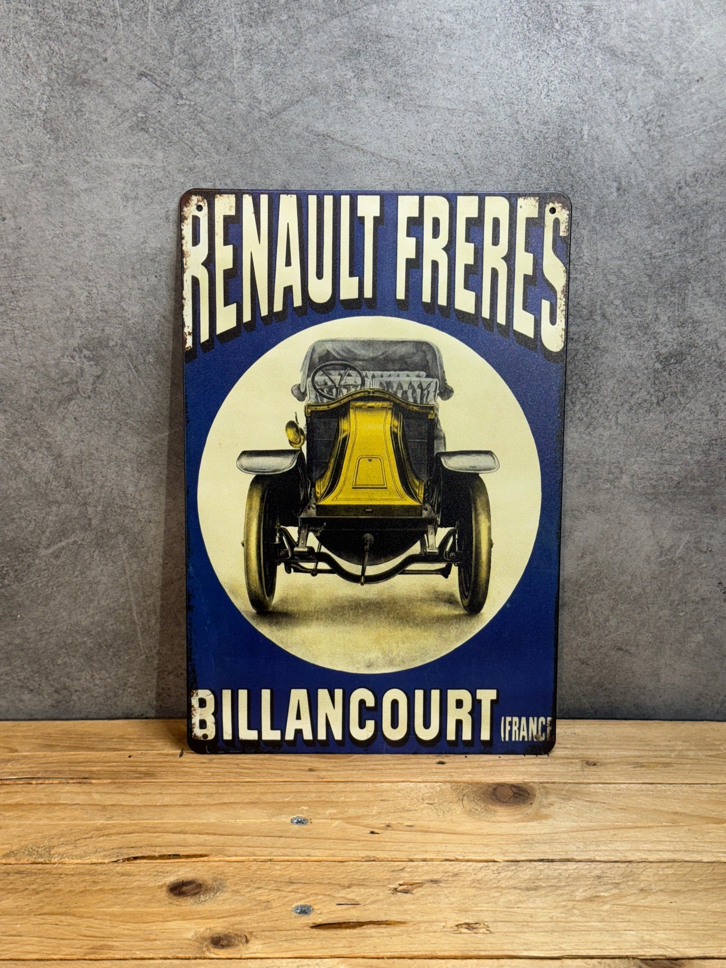 Plaque métal Renault 156