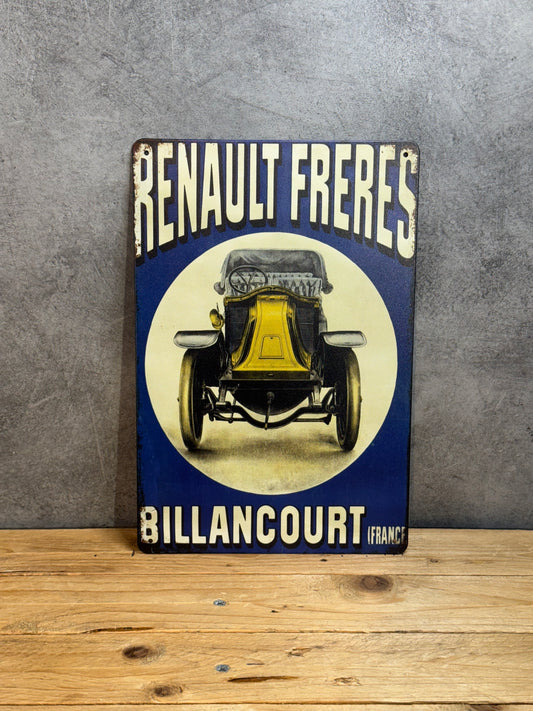 Plaque métal Renault 156