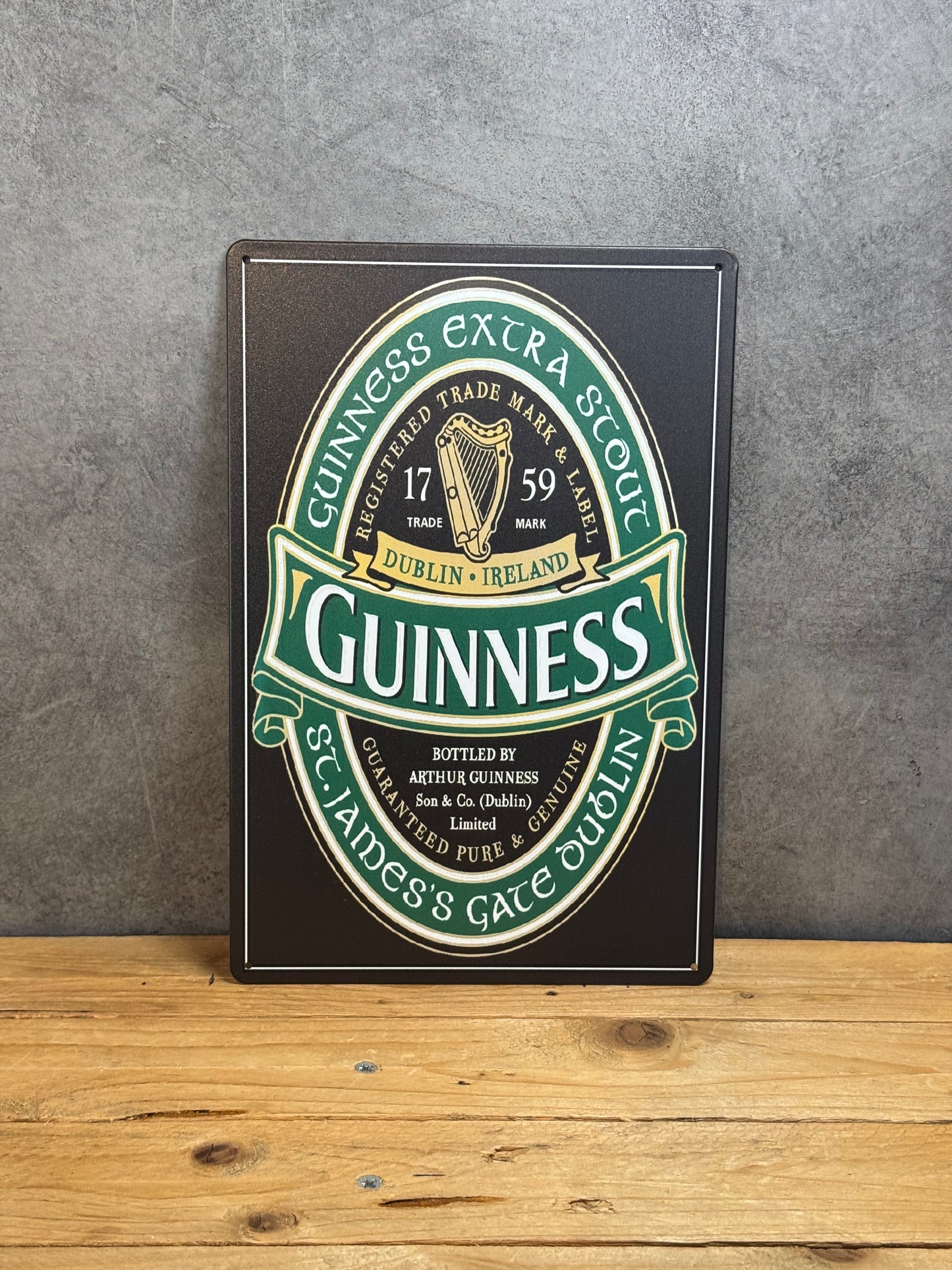 Plaque métal Guinness 2540