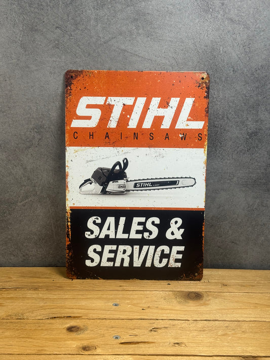 Plaque métal Stihl 145