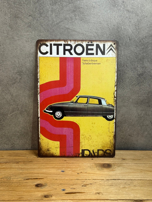 Plaque métal Citroën DS 519