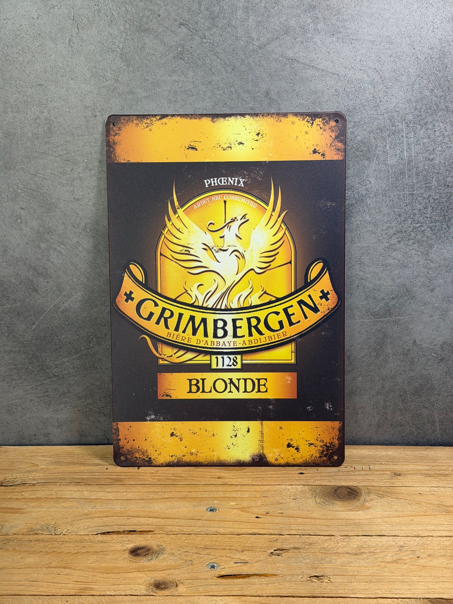 Plaque métal Grimbergen 421