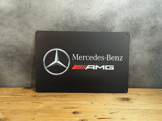 Plaque métal Mercedes AMG 053