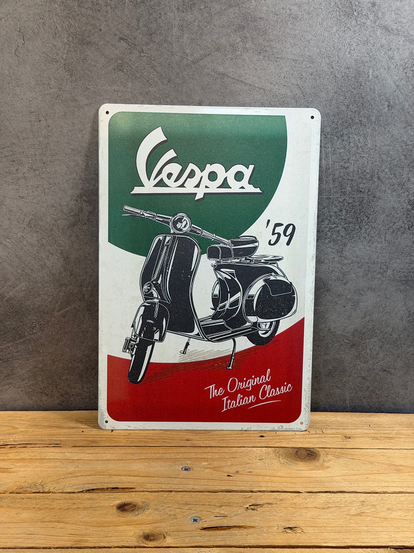 Plaque métal Vespa 013