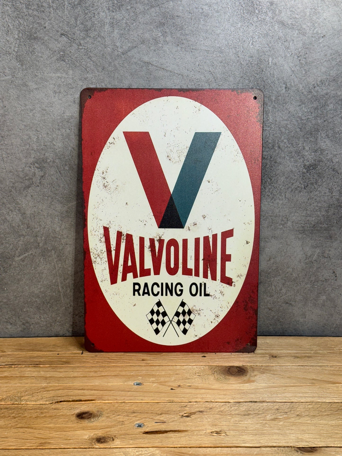 Plaque métal Valvoline 362