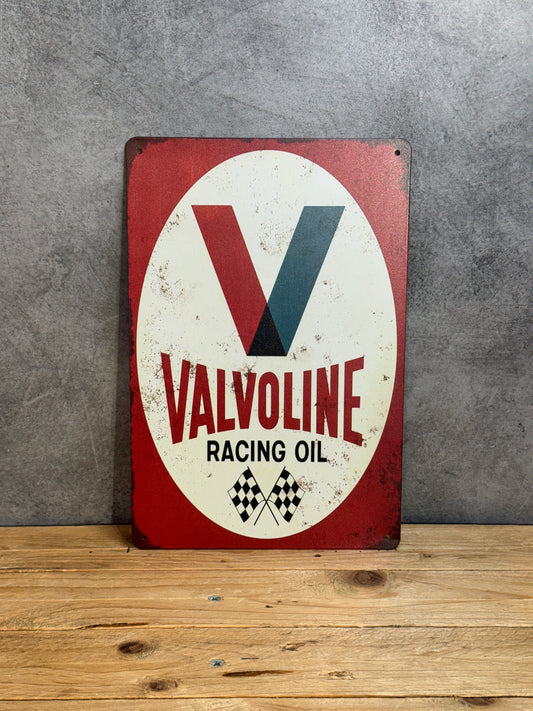 Plaque métal Valvoline 362