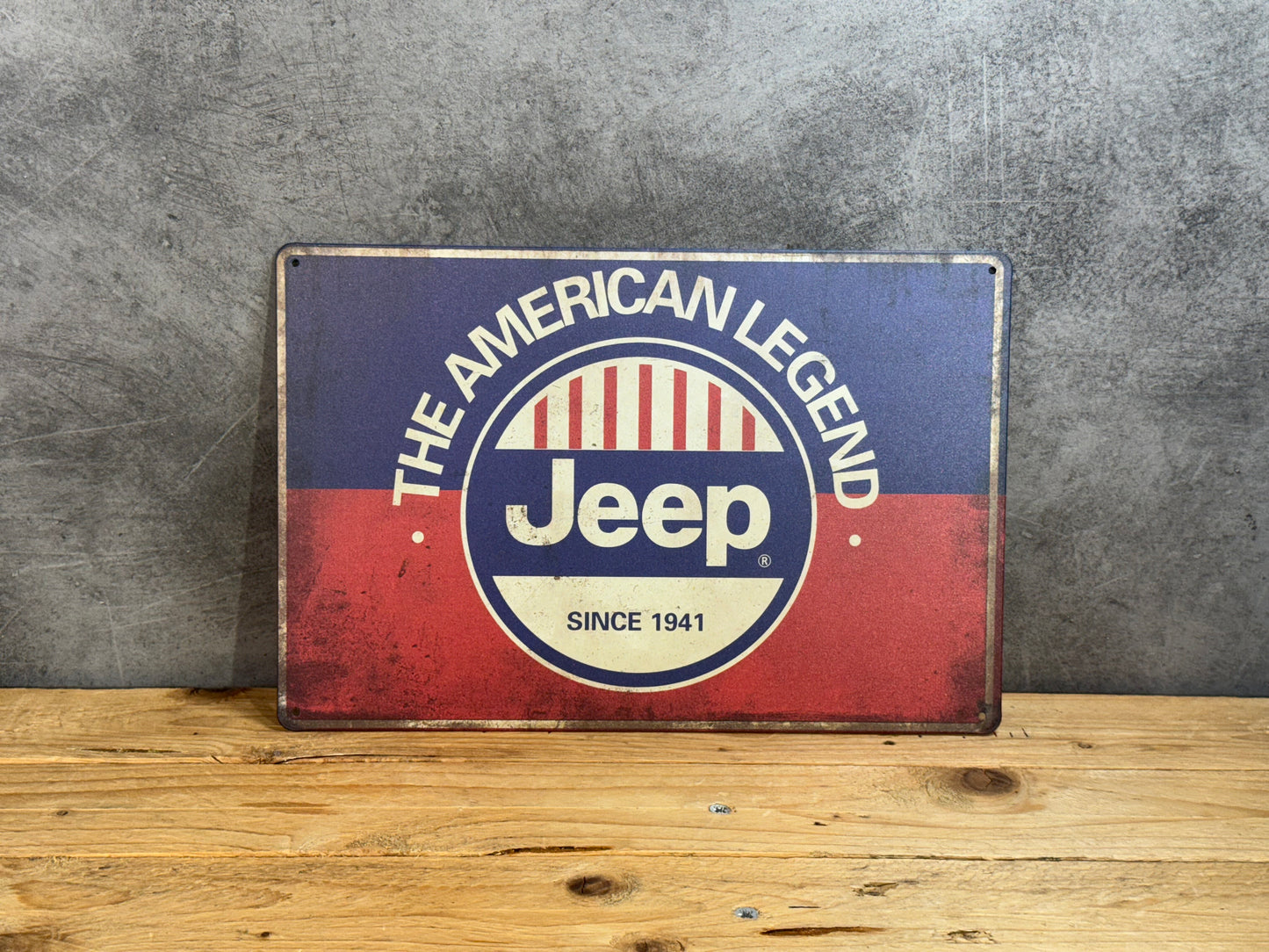 Plaque métal Jeep 7546