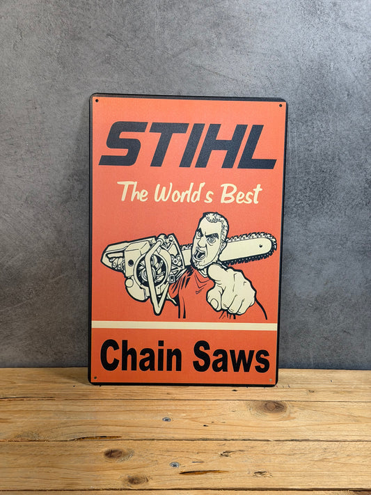 Plaque métal Stihl 066