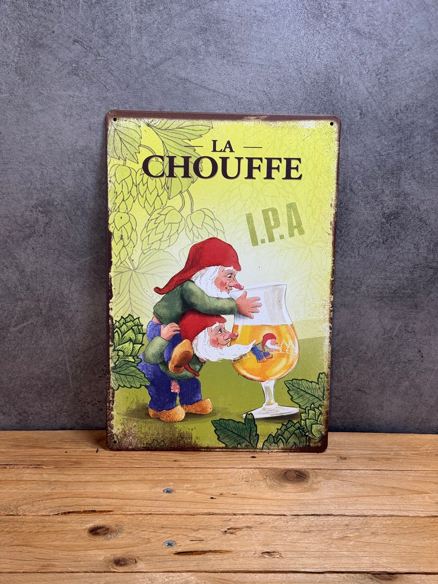 Plaque métal Chouffe 818