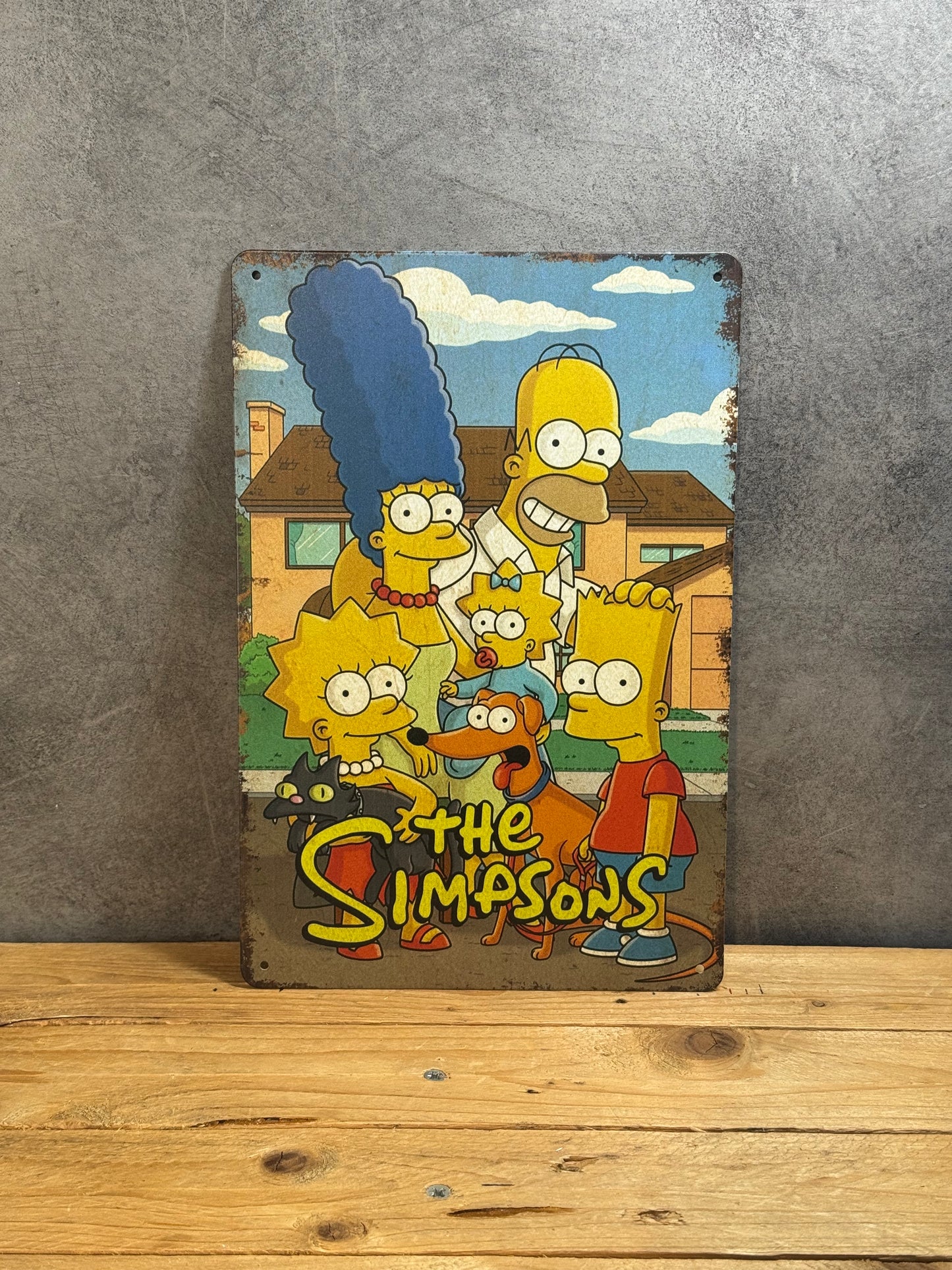 Plaque métal Simpson 161