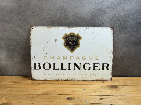 Plaque métal Bollinger 216