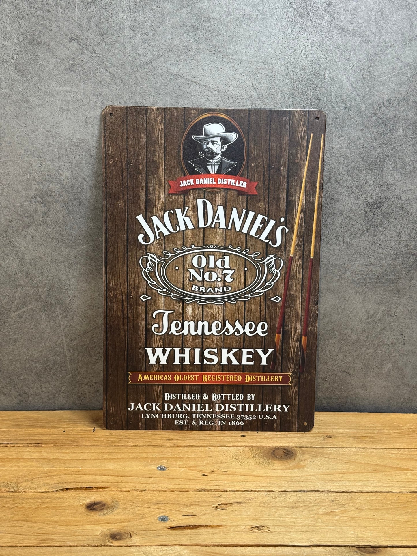 Plaque métal Jack Daniel’s 093