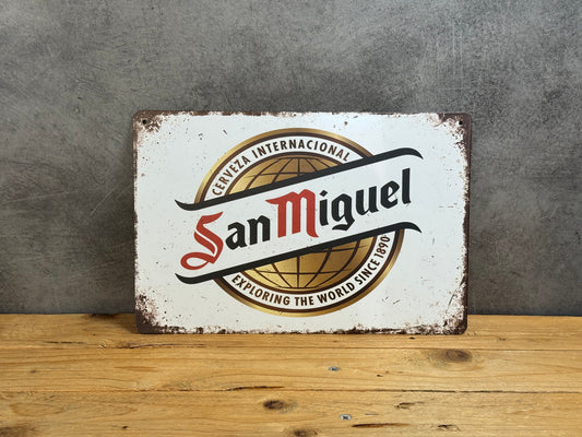 Plaque métal San Miguel 513