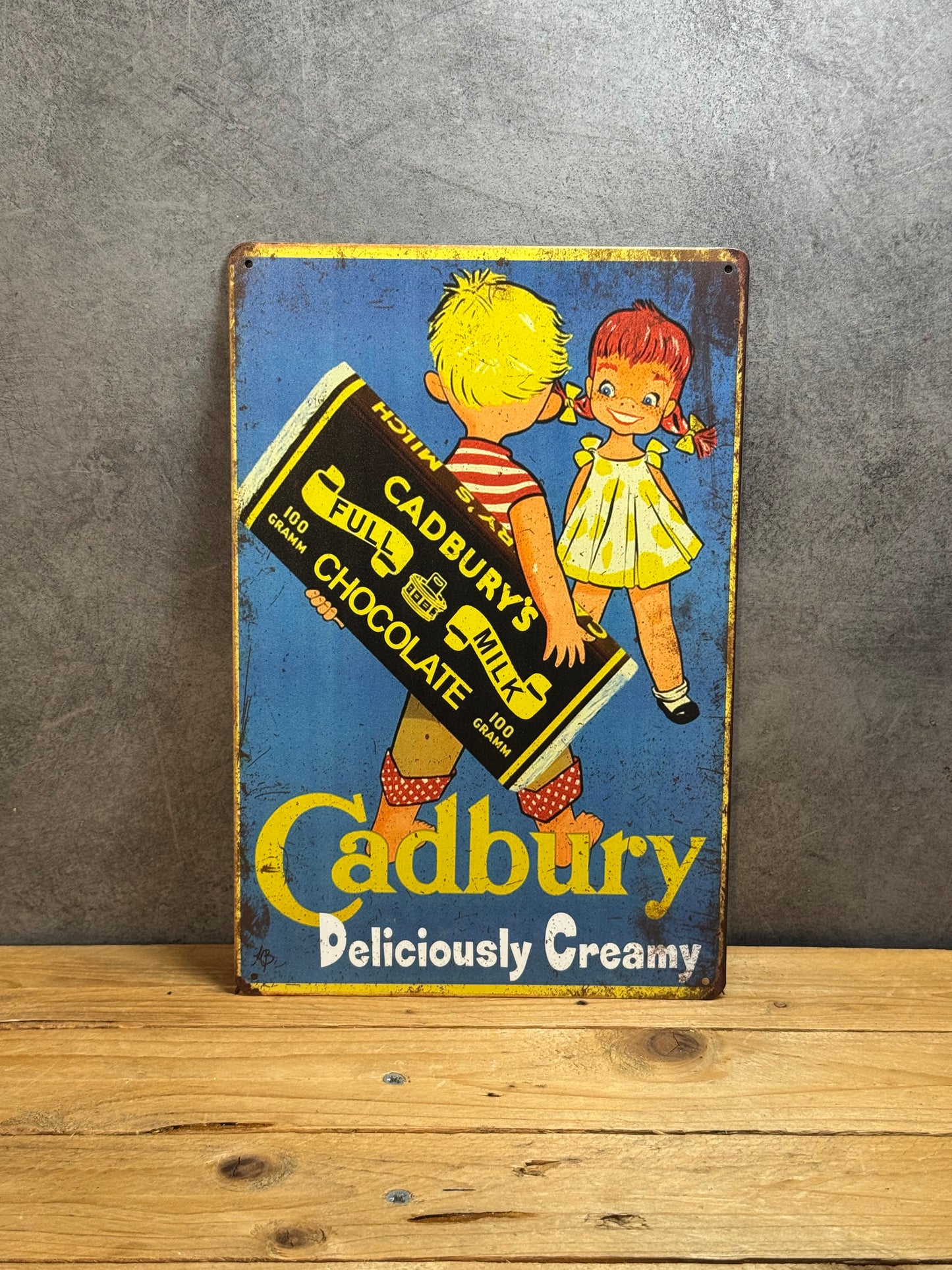 Plaque métal Chocolat Cadbury 126