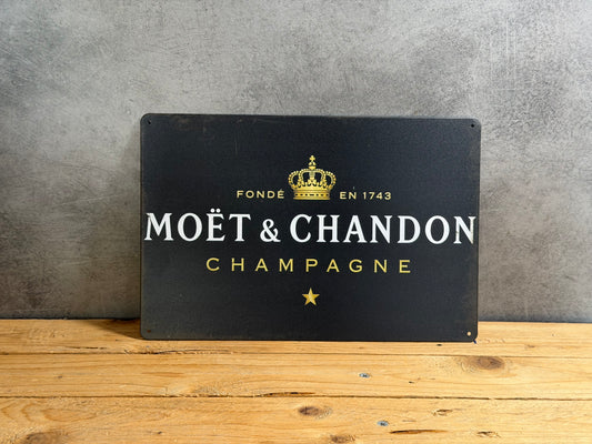 Plaque métal Moet & Chandon 361