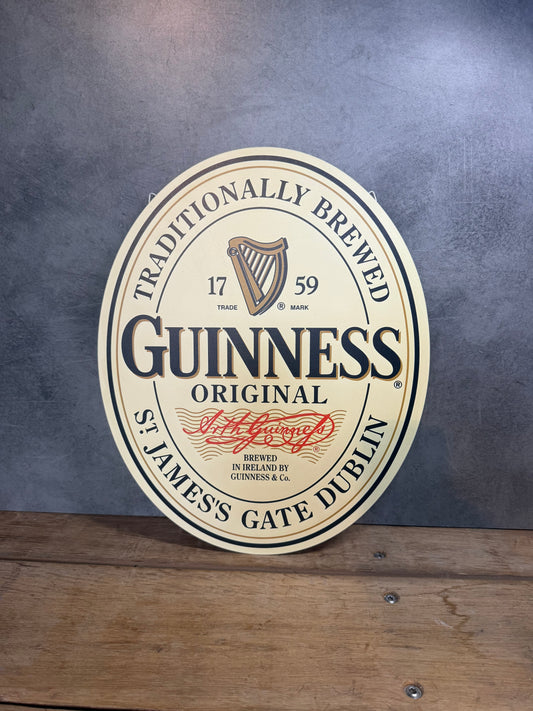 Plaque métal Logo Guinness 30x40cm