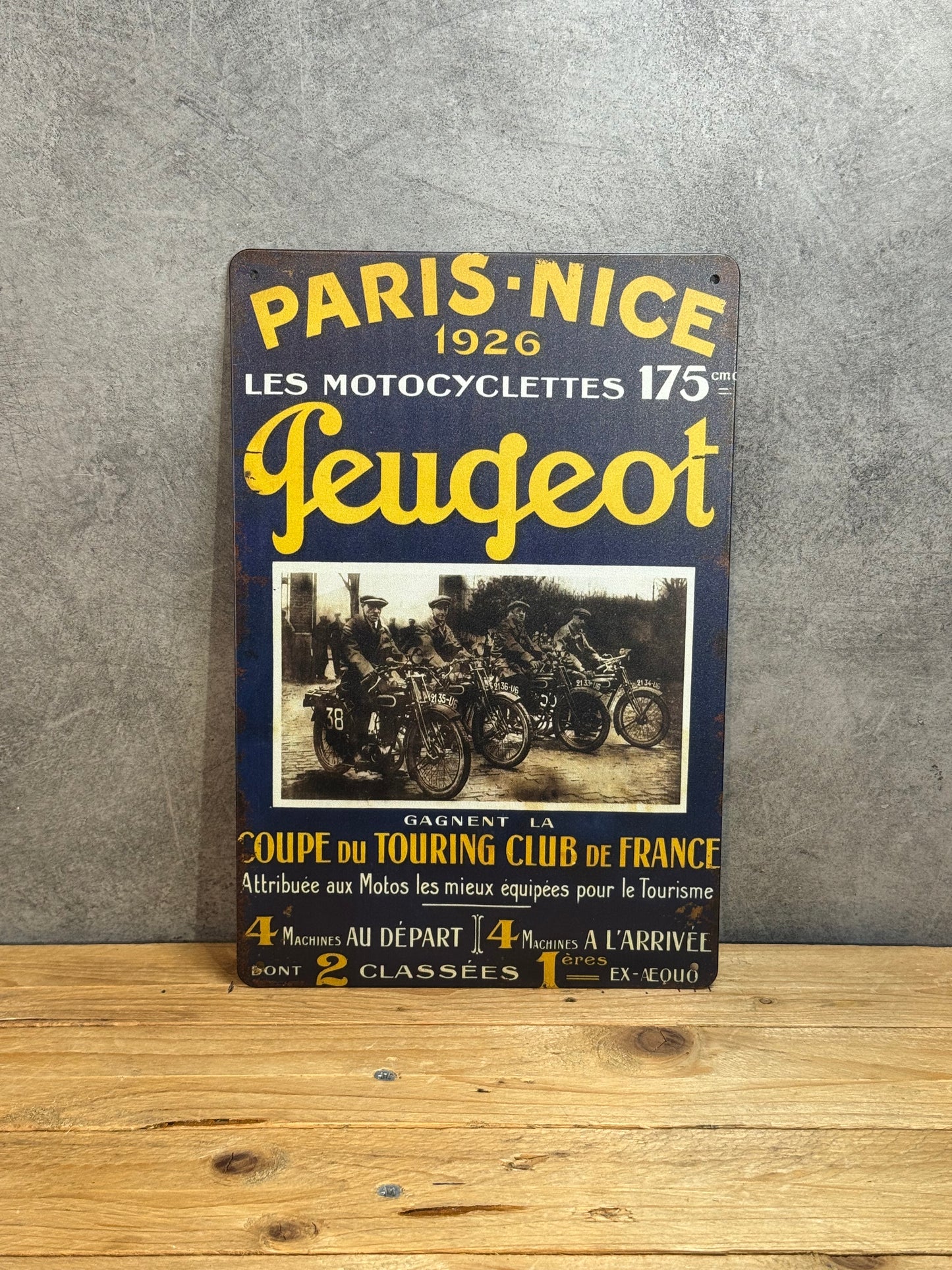 Plaque métal Peugeot 031
