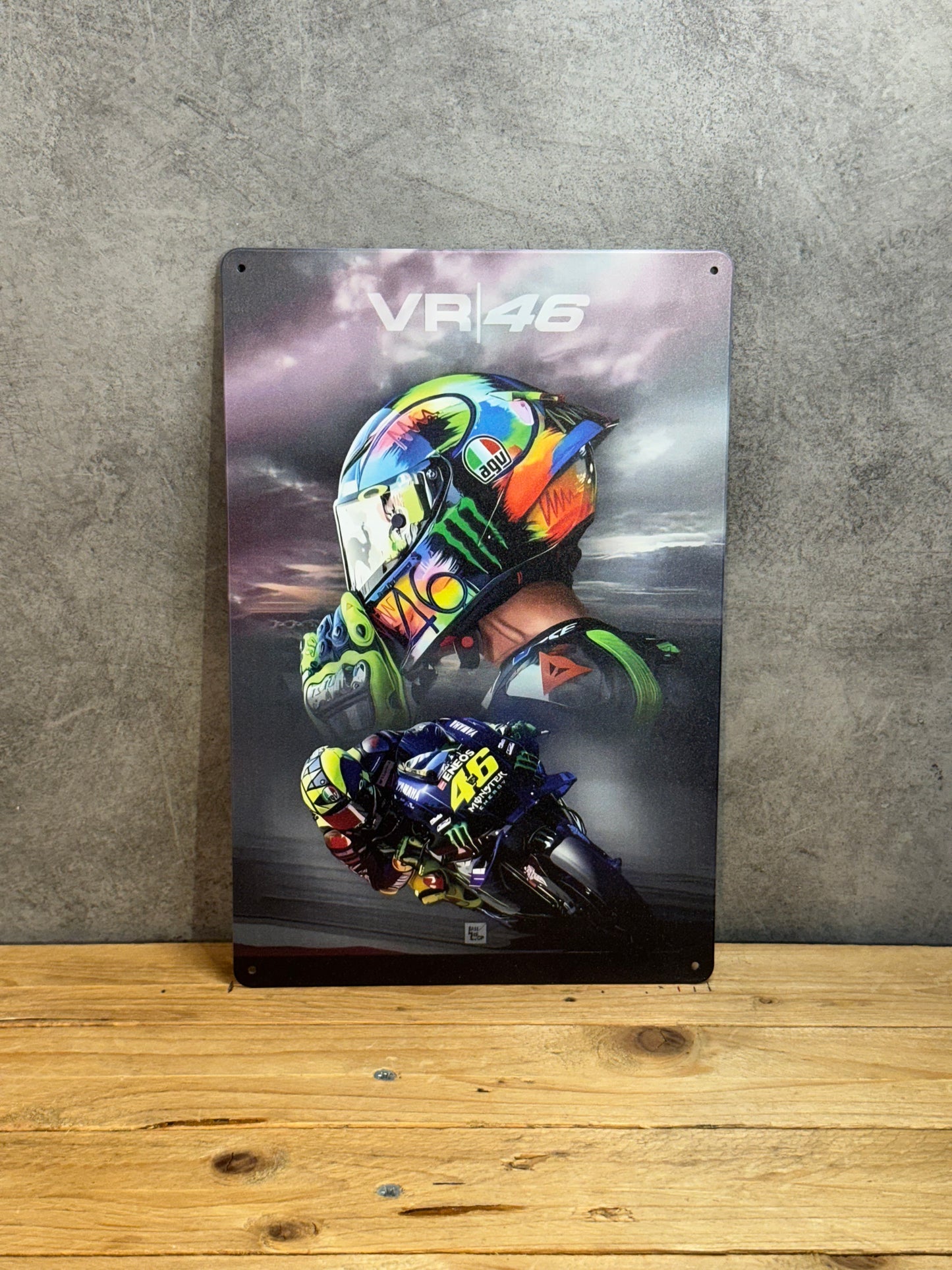 Plaque métal Valentino Rossi 0064
