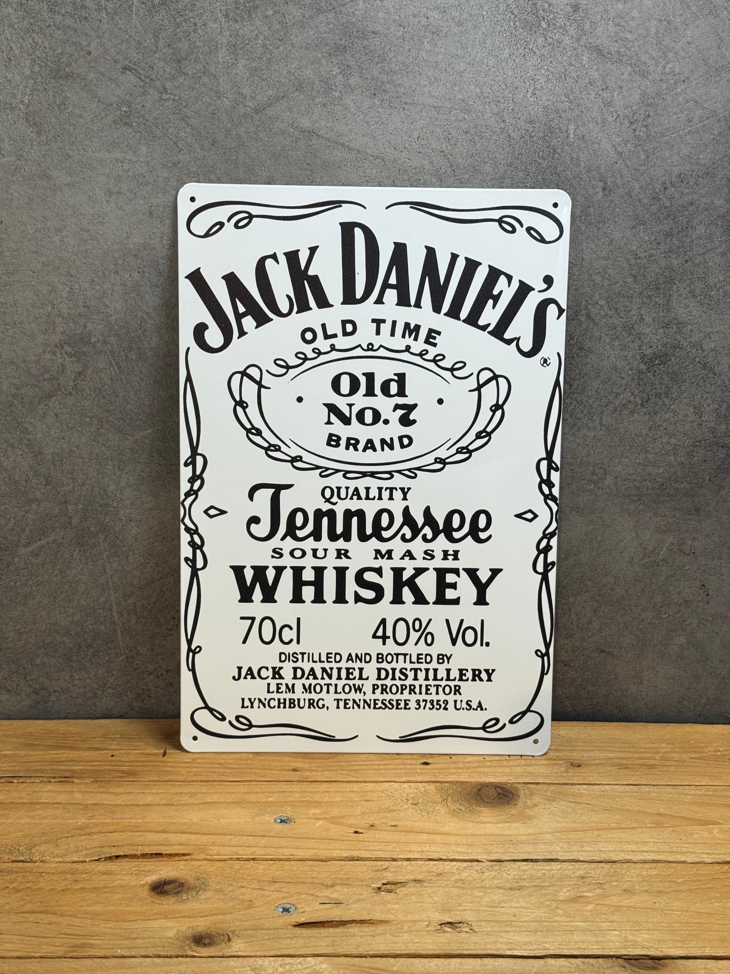 Plaque métal Jack Daniel’s 059